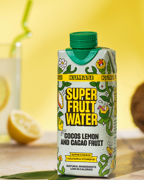 15 PACK - Super Fruit Water | Cocos, Lemon, Cacao Fruit